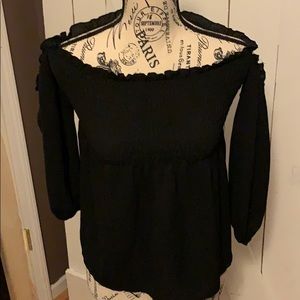 Black blouse size medium